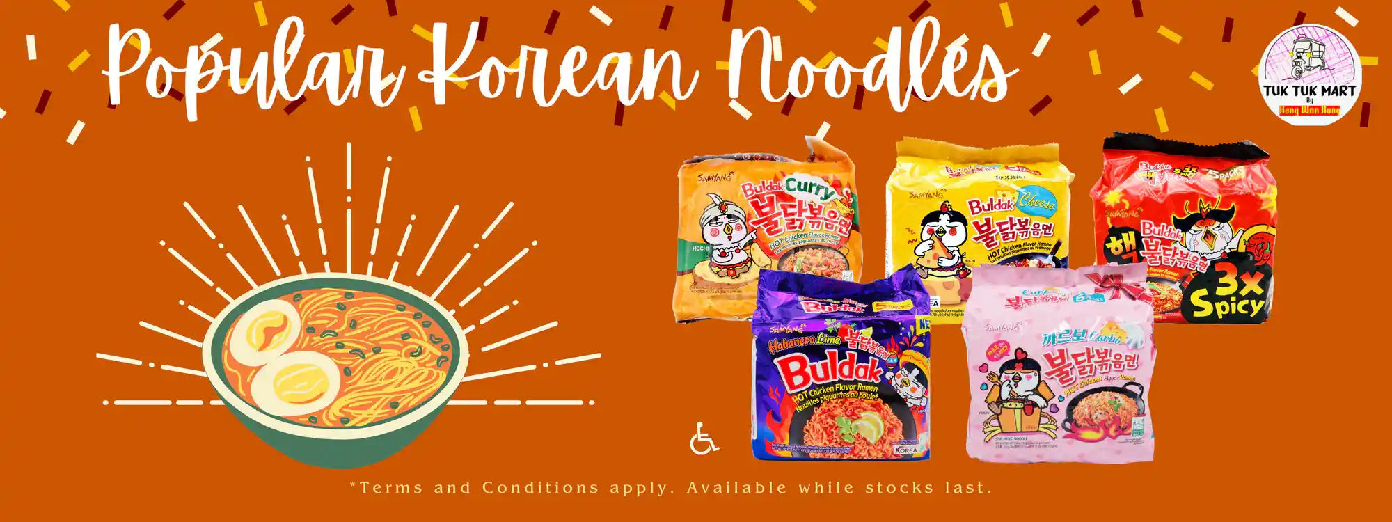 Popular korean noodles