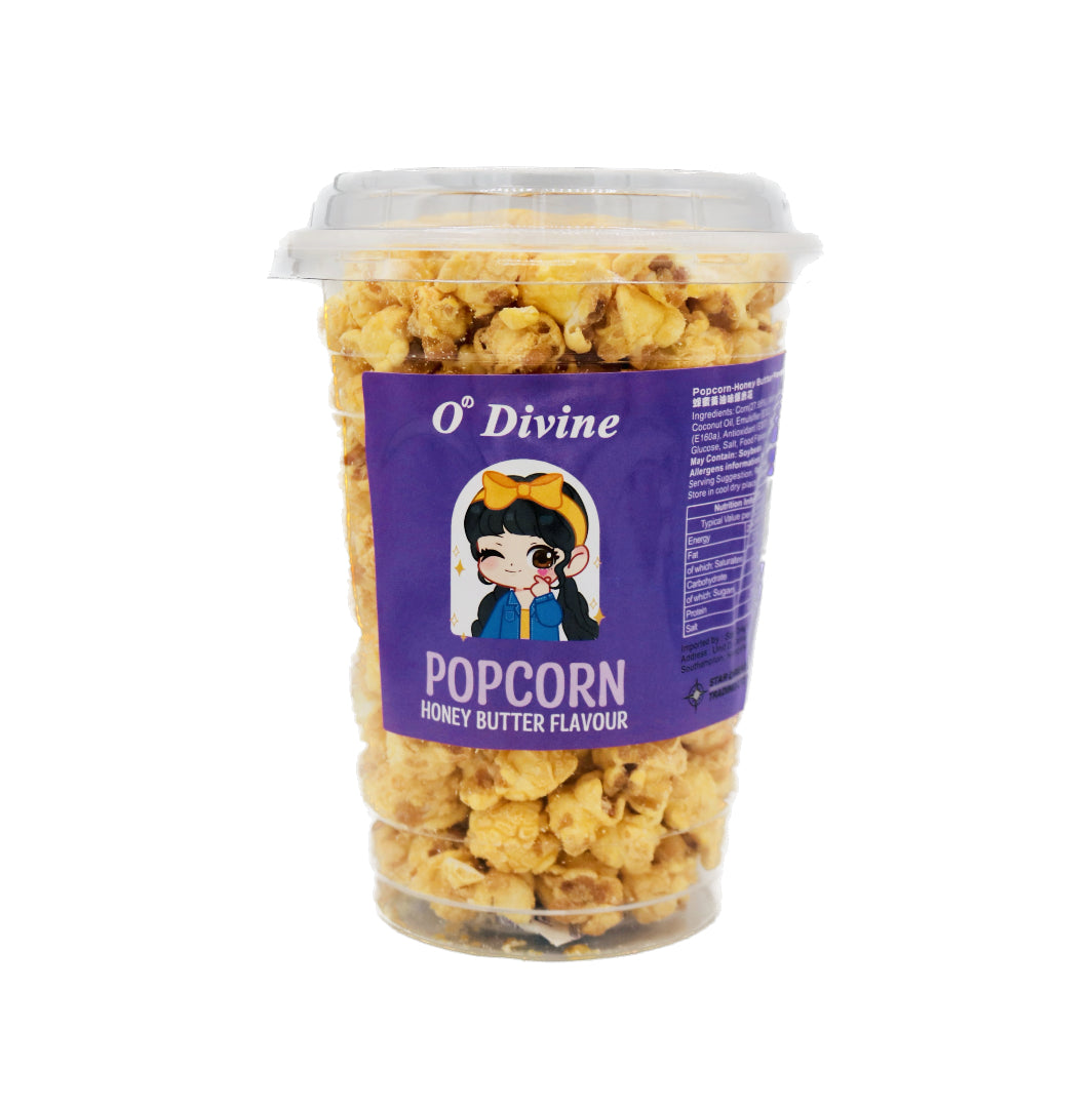 O Divine Popcorn Honey Butter Flavour 128g
