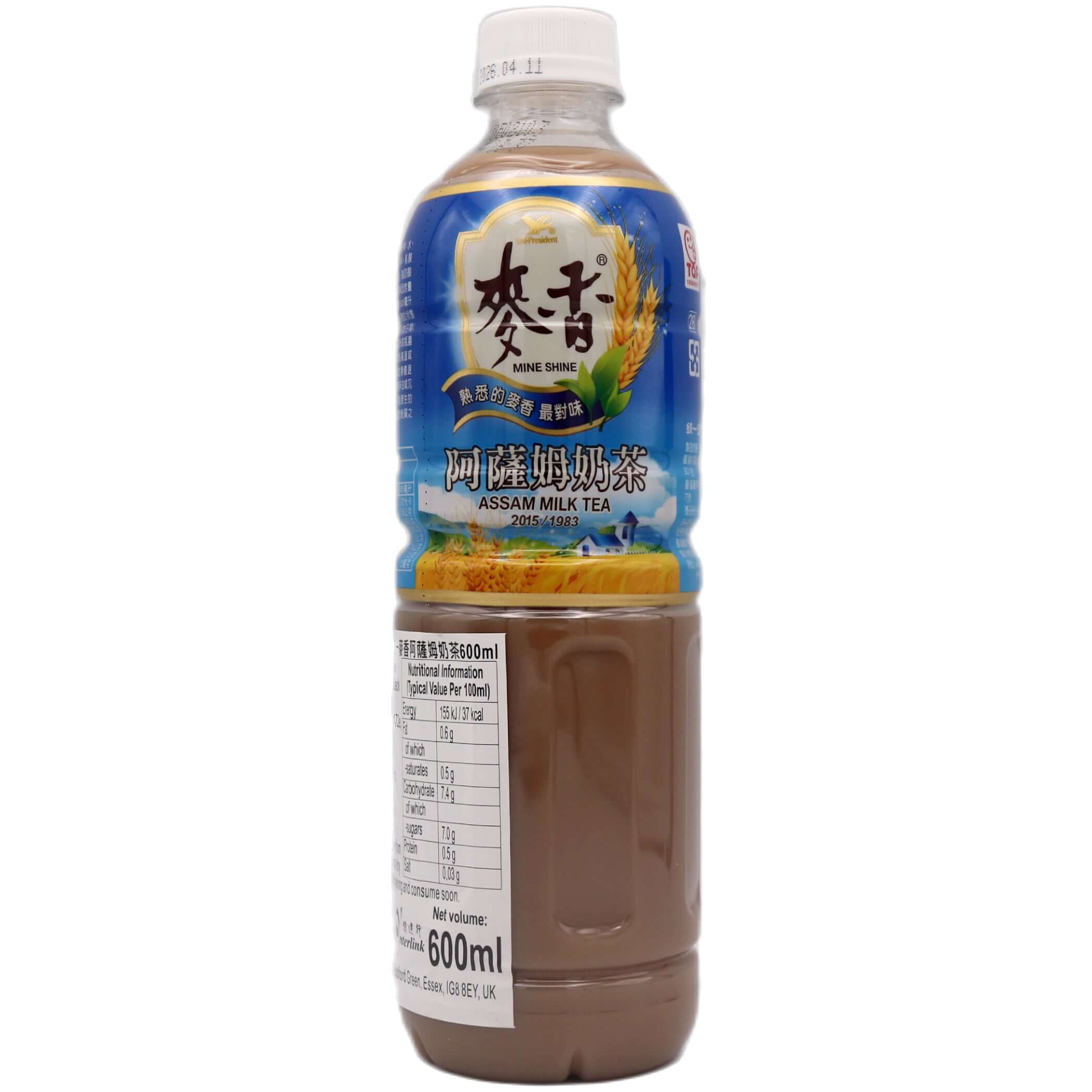 Uni-President Milk Tea 統一麥香阿薩姆奶茶 600ml - Tuk Tuk Mart
