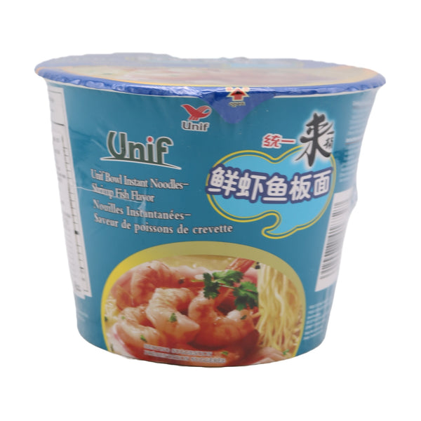 Unif Bowl Instant Noodles Shrimp Fish Flavour 108g