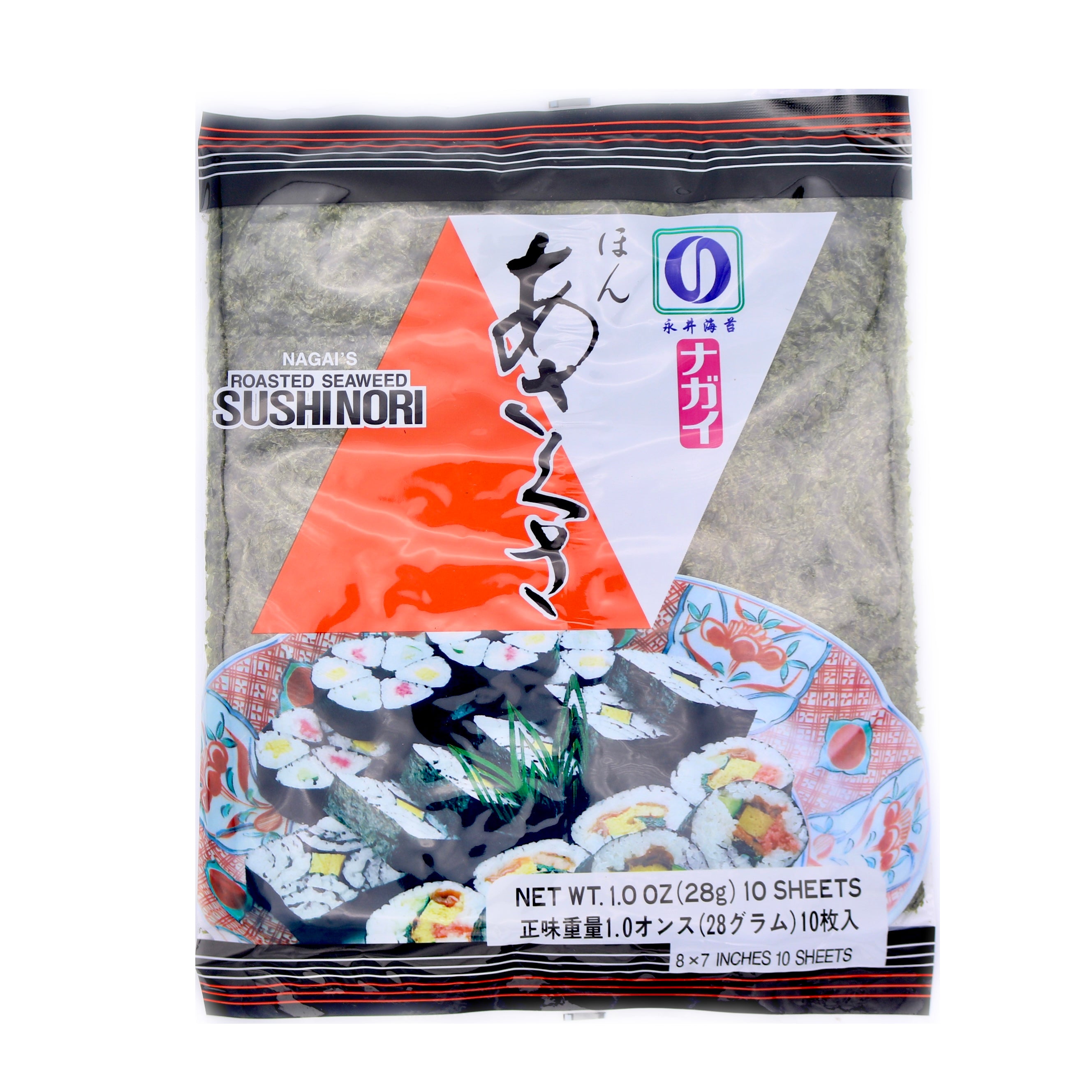 Nagai Roasted Seaweed Sushi nori (Red) 28g – Tuk Tuk Mart