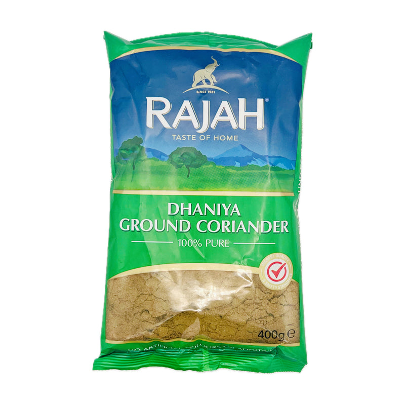 Rajah Dhaniya Ground Coriander 400g - Tuk Tuk Mart