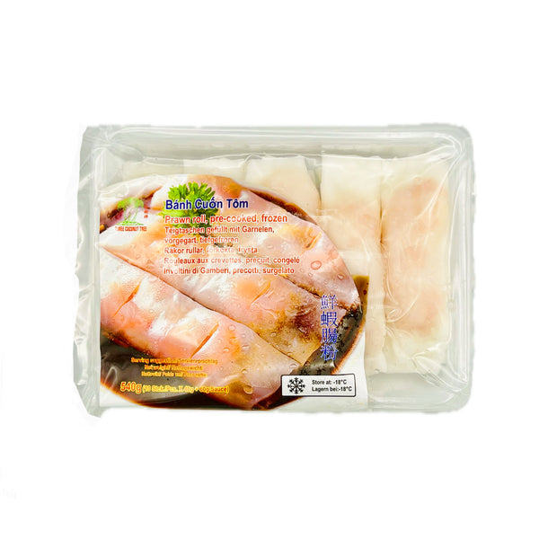 Three Coconut Tree Pre-cooked Prawn Roll 540g (Frozen) - Tuk Tuk Mart