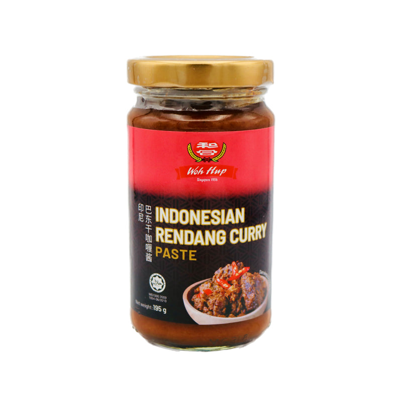 Woh Hup Indonesian Rendang Curry Paste 印尼巴東乾咖喱雞醬 195g - Tuk Tuk Mart