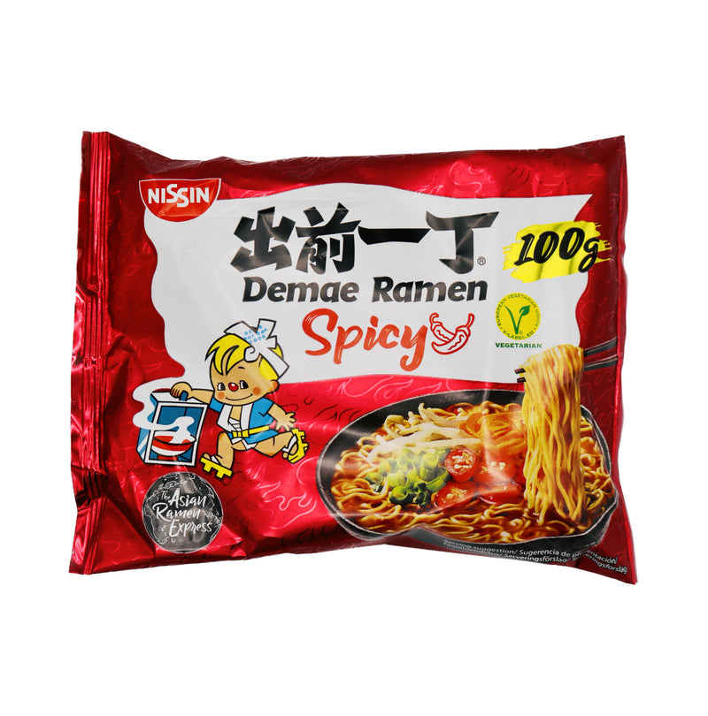 Nissin Demae Ramen Spicy Flavour 100g EU - Tuk Tuk Mart