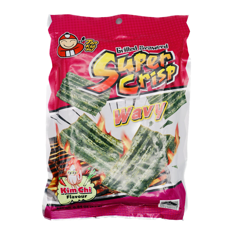 Tao Kae Noi Super Crispy Grilled Seaweed with Kimchi Flavour 小老闆勁脆泡菜味烤紫菜 24g | Tuk Tuk Mart
