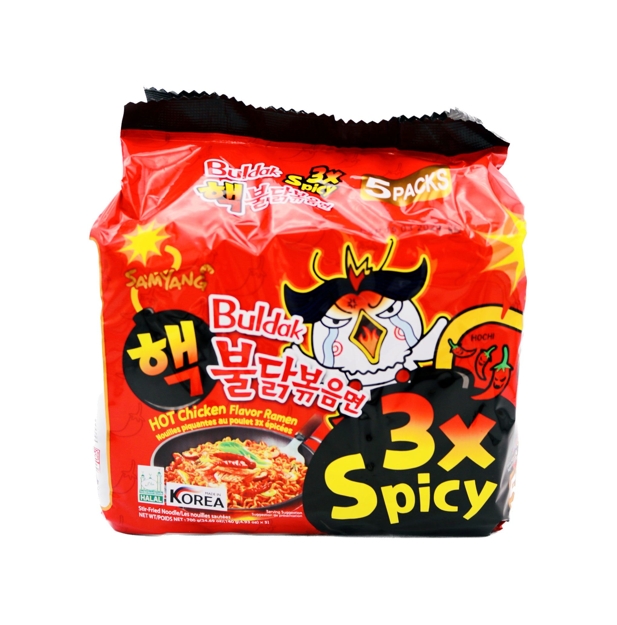 Samyang Buldak Hot Chicken Flavour Ramen - 3x Spicy 700g