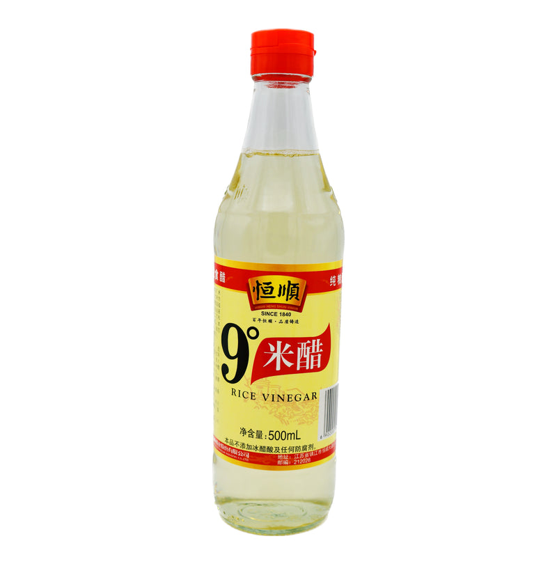 Heng Shun Rice Vinegar (9°) 恆順白醋 500ml | Tuk Tuk Mart