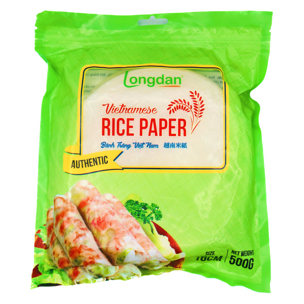 Longdan Vietnamese Rice Paper Authentic (16cm) 500g - Tuk Tuk Mart
