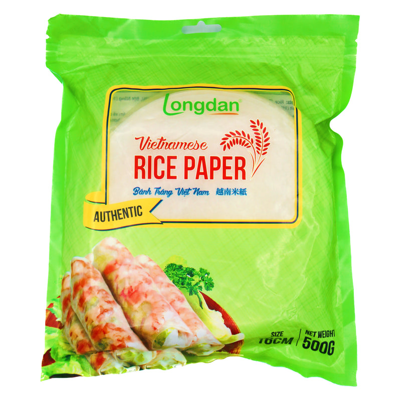 Longdan Vietnamese Rice Paper Authentic (16cm) 500g - Tuk Tuk Mart