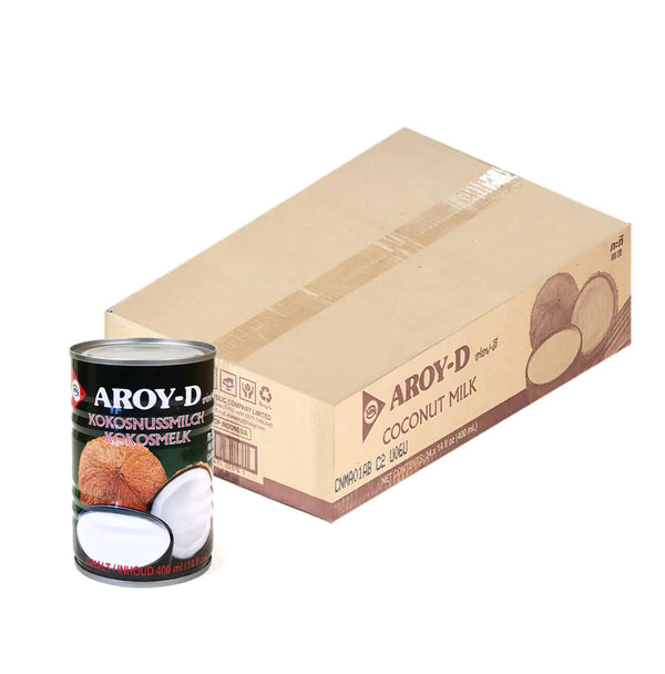 Aroy-D Thai Coconut Milk (400ml*24Tins) - Tuk Tuk Mart