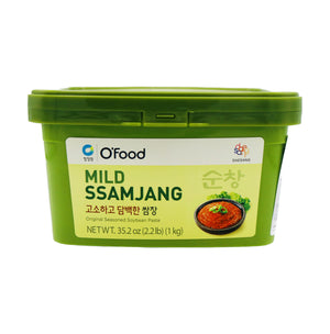 Daesang O'Food Mild Ssamjang (Original Seasoned Soybean Paste) 1kg - Tuk Tuk Mart