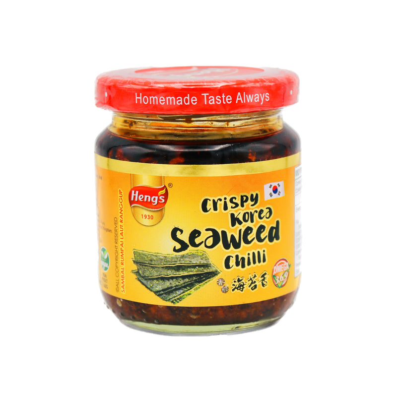 Heng's Crispy Korea Seaweed Chilli 160g - Tuk Tuk Mart