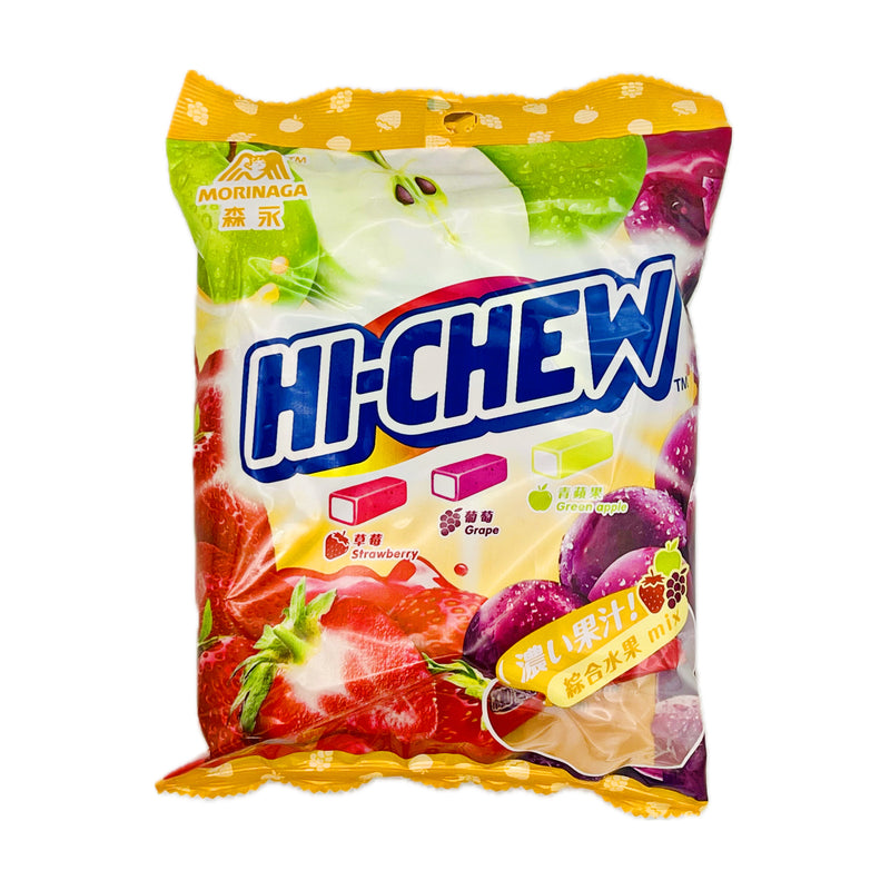 Morinaga Hi-Chew Assortment (Grape, Strawberry, Apple) 90g - Tuk Tuk Mart