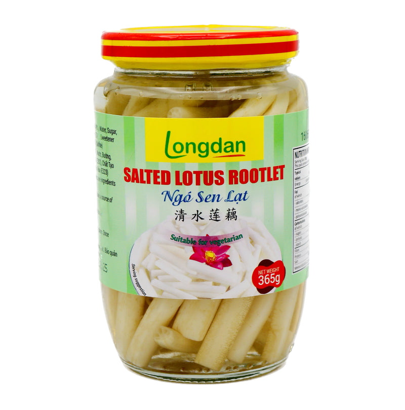 Longdan Salted Lotus Rootlet (Ngo Sen Lat) 清水蓮藕 365g - Tuk Tuk Mart