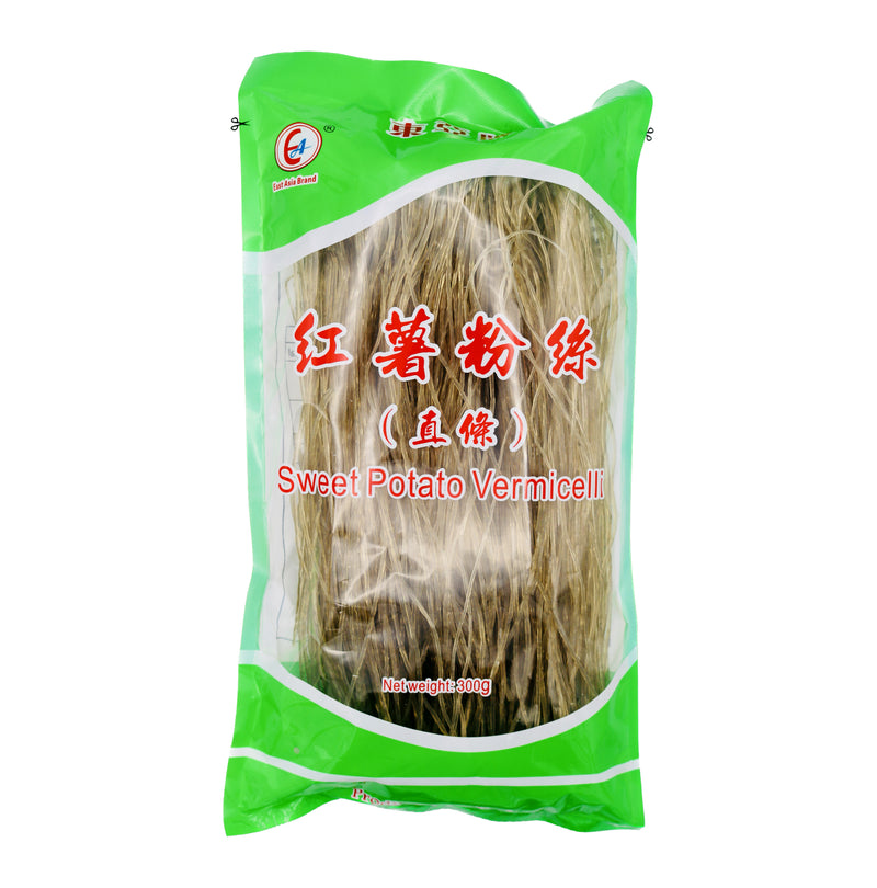 East Asia Brand Sweet Potato Vermicelli 東亞牌紅薯寬粉(直條) 300g - Tuk Tuk Mart