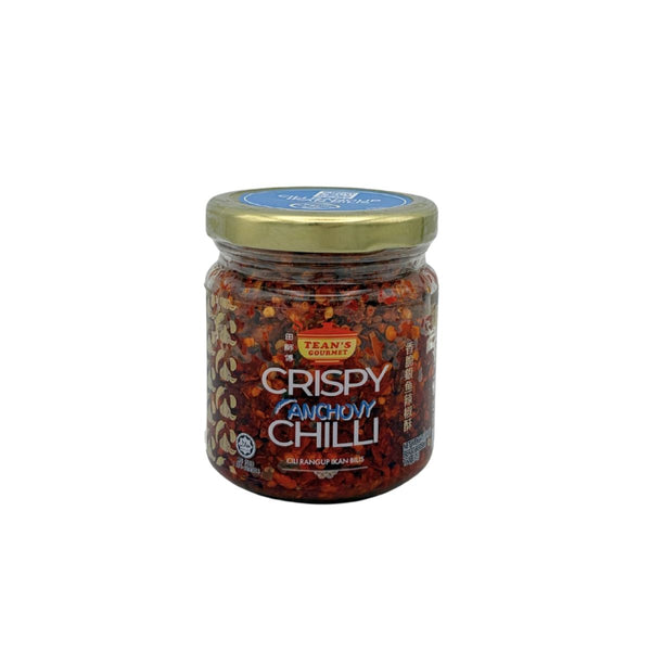 Tean's Gourmet Crispy Anchovy Chilli (Cili Rangup Ikan Bilis) 田師傅 香脆銀魚辣椒酥 160g