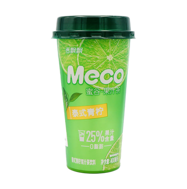 *XPP Meco Thai Lime Tea 蜜谷果汁茶泰式青檸茶 400ml - Tuk Tuk Mart