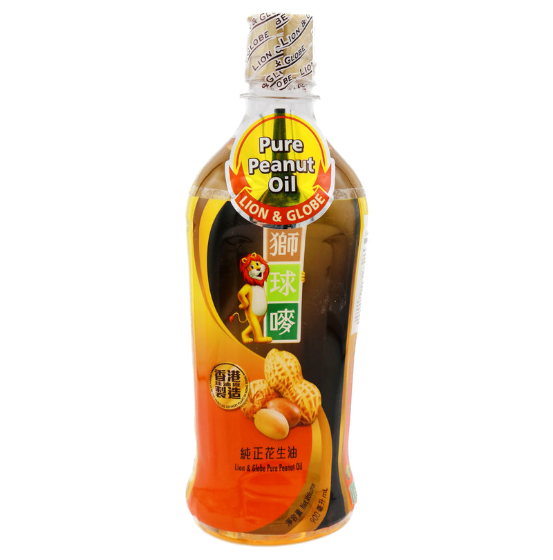 Lion & Globe Pure Peanut Oil 獅球嘜花生油 900ml | Tuk Tuk Mart