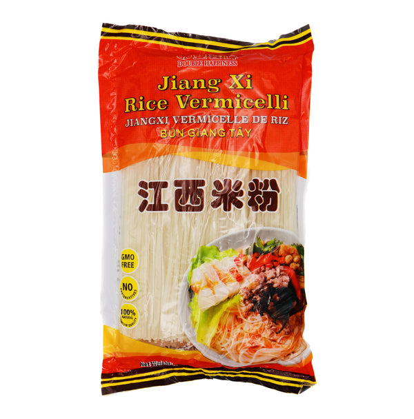 Double Happiness Brand Jiang Xi Rice Vermiccelli 雙喜牌江西米粉 400g | Tuk Tuk Mart