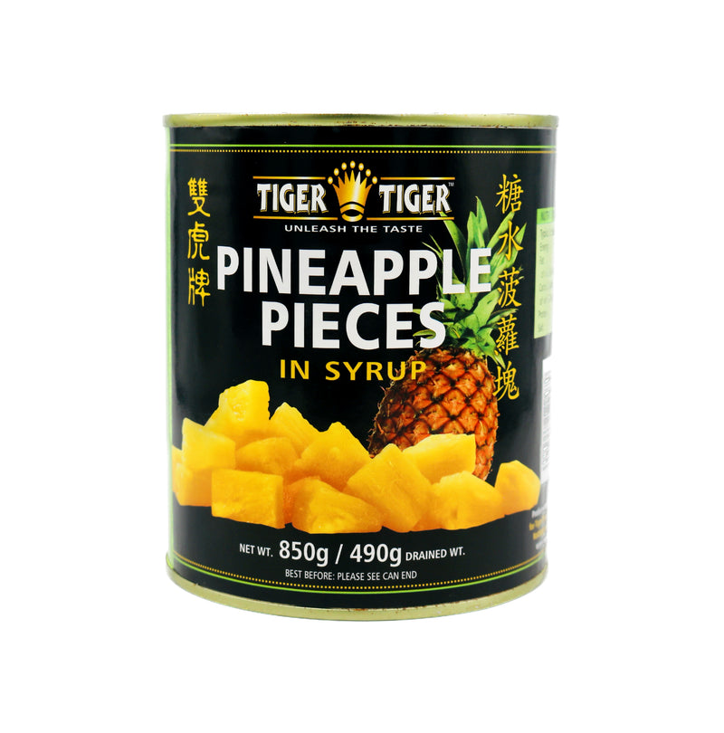 Tiger Tiger Pineapple Pieces in Syrup 850g - Tuk Tuk Mart