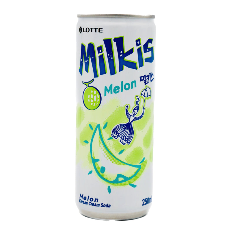Lotte Milkis Milk Soda Drink Melon Flavour - 250ml