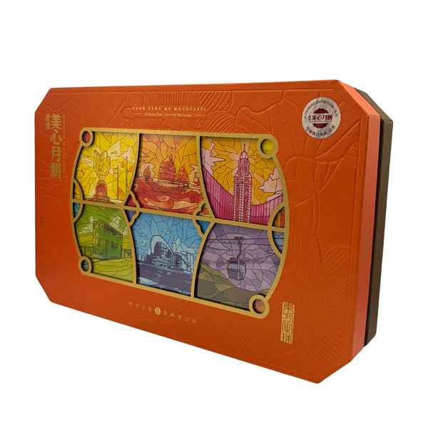 MX Oriental Pearl Assorted Mooncake 美心 東方之珠月餅 - 6款精選口味 (110g*6pcs) 660g