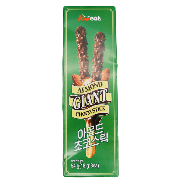 *K-Eats Almond Giant Choco Stick (18g*3ea) 54g - Tuk Tuk Mart