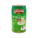 *New Lamthong Young Coconut Juice with Pulp 椰子汁 330ml - Tuk Tuk Mart