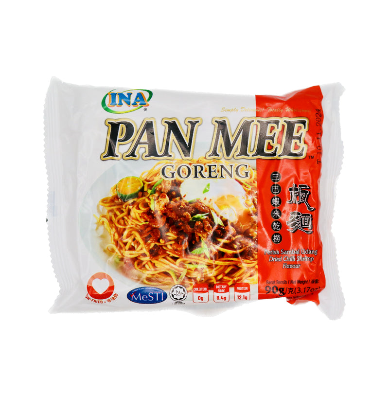 INA Pan Mee Goreng Dried Chilli Shrimp Flavour 90g