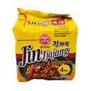Ottogi Jin Jjajang Ramen Smoked Black Bean Flavour (135g* 4 Packs) 540g - Tuk Tuk Mart