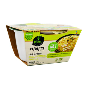 CJ Bibigo Korean Rice with Mixed Vegetables 160g - Tuk Tuk Mart