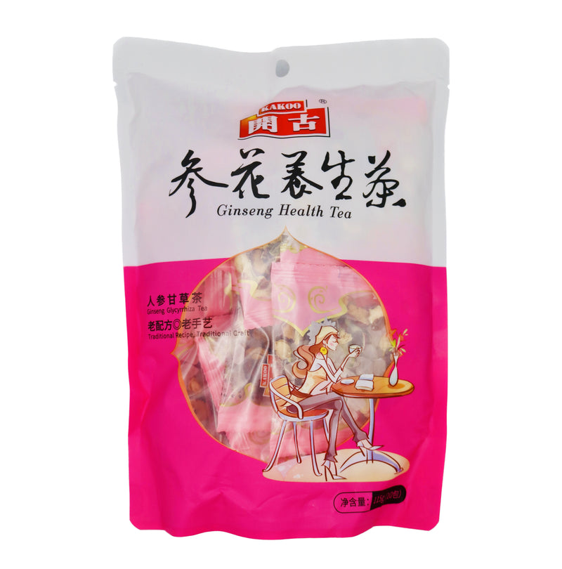 Kakoo Ginseng & Flower Tea (10 Bags) 參花養生茶 115g - Tuk Tuk Mart