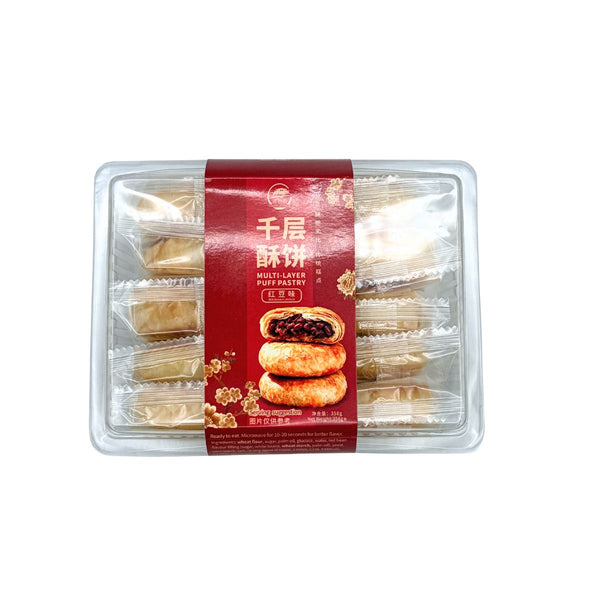 Fairy Bridge Multi-layer Puff Pastry Red Bean Flavour 送仙橋 千層酥餅紅豆味 358g