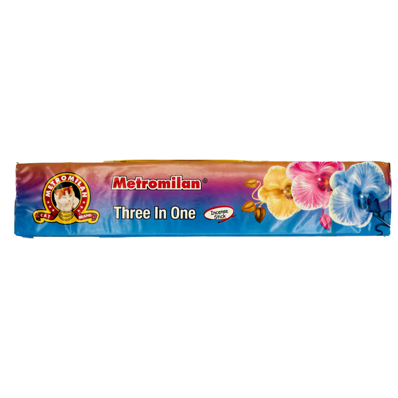 Metromilan Three In One Incense Stick (24 Sticks) - Tuk Tuk Mart