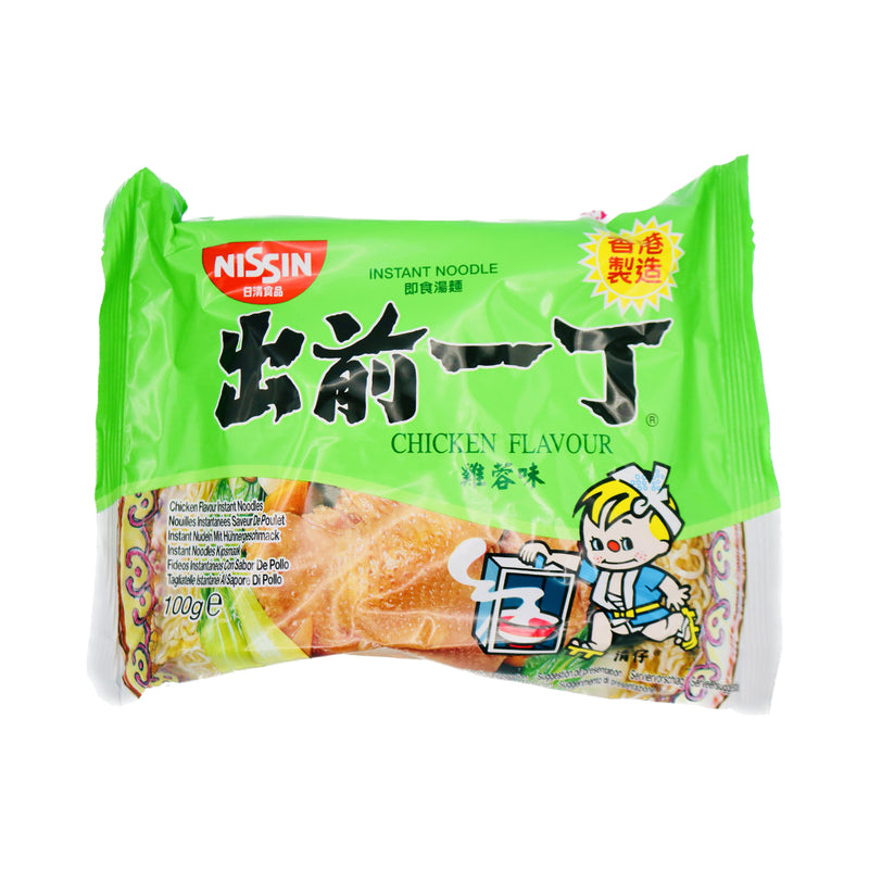 Nissin Demae Instant Noodle Ramen Chicken Flavour 出前一丁雞蓉味 100g - Tuk Tuk Mart