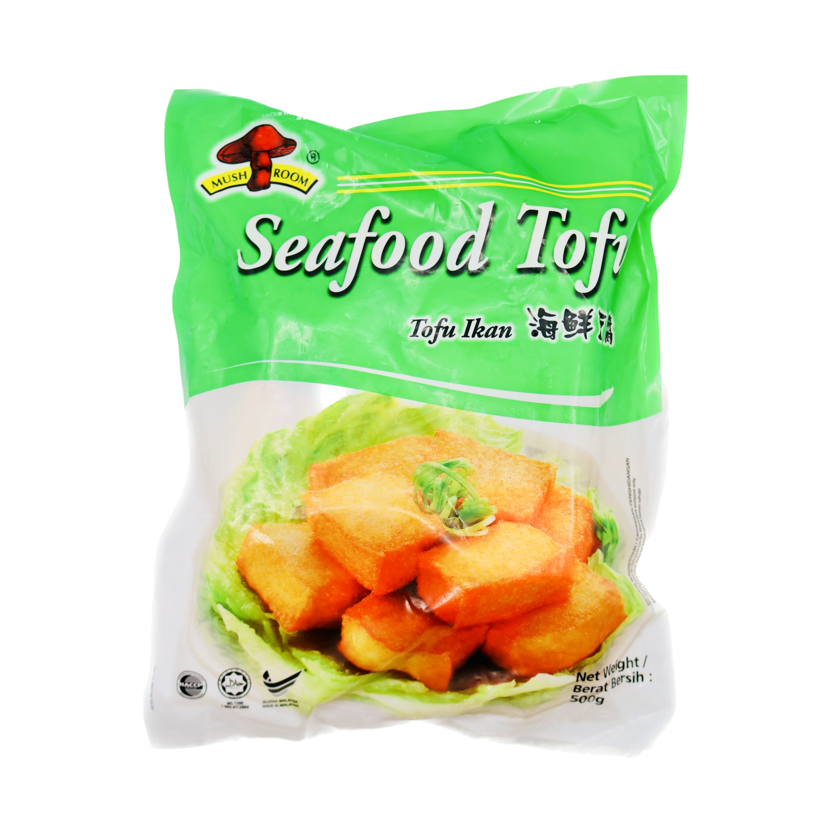 Mushroom Brand Seafood Tofu 500g (Frozen) - Tuk Tuk Mart