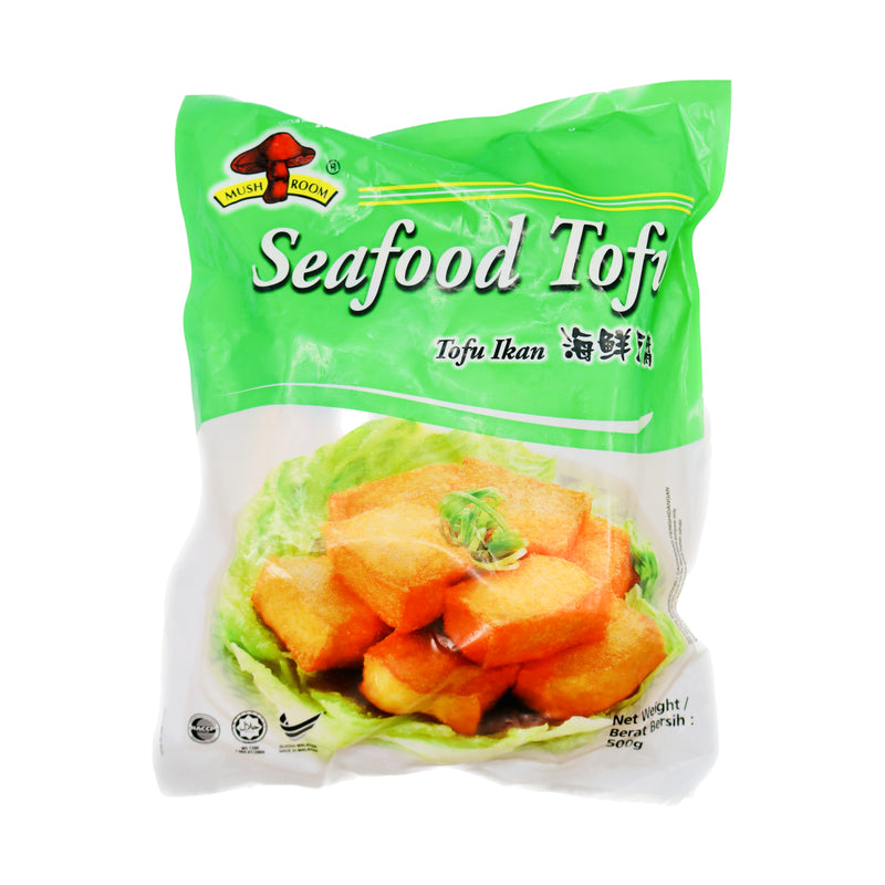 Mushroom Brand Seafood Tofu 海鮮豆腐 500g (Frozen) - Tuk Tuk Mart