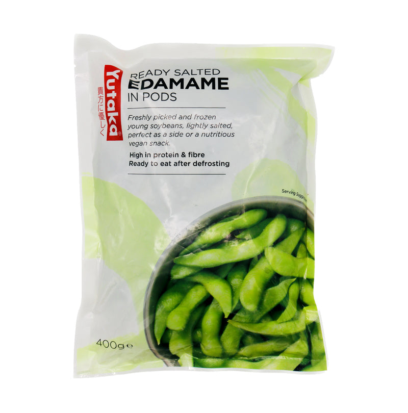 Yutaka Lightly Salted Young Soybeans (Edamame) in Pods 400g (Frozen) | Tuk Tuk Mart