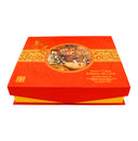 YY Mooncake Double Yolk White Lotus Paste (4Pcs) 邀月雙黃白蓮蓉月餅 720g - Tuk Tuk Mart