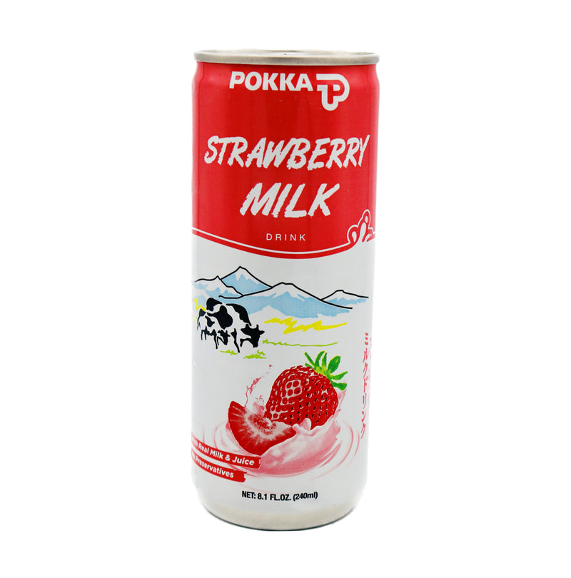 *Pokka Strawberry Milk Drink 240ml - Tuk Tuk Mart