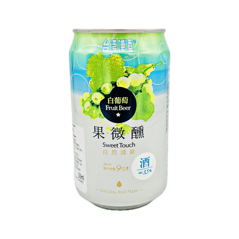 Taiwan Beer Sweet Touch Fruit Beer with White Grape Flavour (Alc. 3.5% Vol.) 330ml - Tuk Tuk Mart