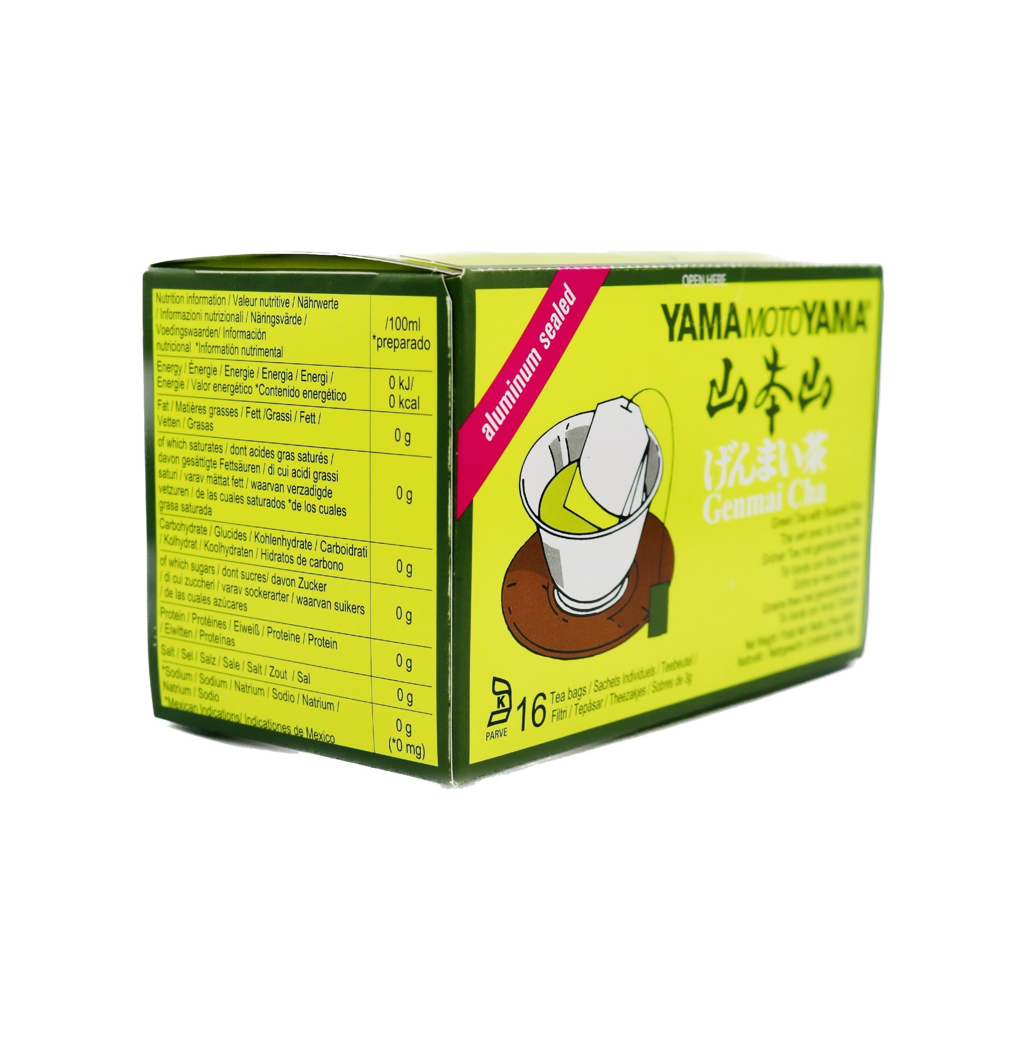 Yamamotoyama Genmai Cha Green Tea Bags 16 Sachets