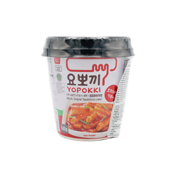 Young Poong Yopokki Cup - HALAL Original Topokki (Rice Cake) 140g | Tuk Tuk Mart