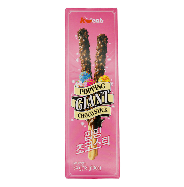 K-Eats Giant Choco Stick-Popoing Candy 54G(18g*3ea) | Tuk Tuk Mart