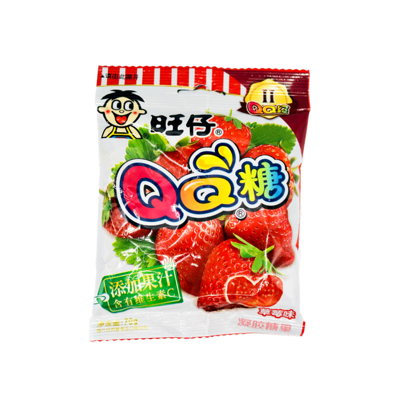 QQ Candy Strawberry Flavour Soft 70g - Tuk Tuk Mart
