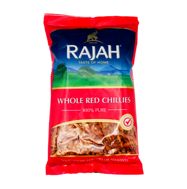 Rajah Whole Red Chillies 200g - Tuk Tuk Mart