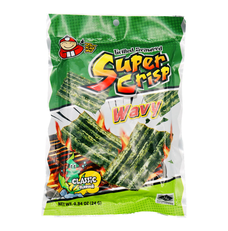 Tao Kae Noi Super Crisp Grilled Seaweed with Classic Flavour 24g | Tuk Tuk Mart