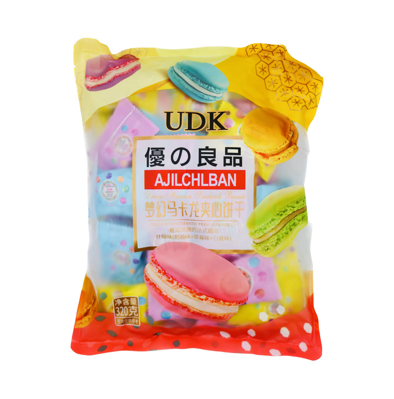 UDK Dream Macaron Sandwich Biscuits 320g - Tuk Tuk Mart