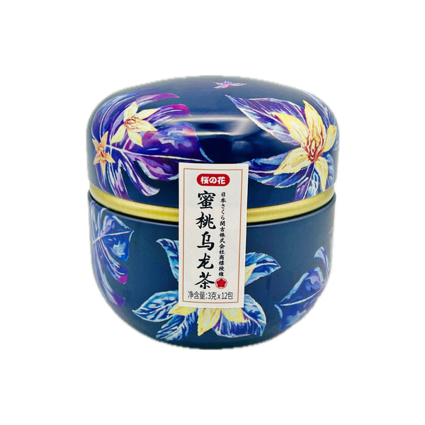 Cherry Blossoms Peach Oolong Tea 蜜桃烏龍茶 (12bags*3g) 36g - Tuk Tuk Mart